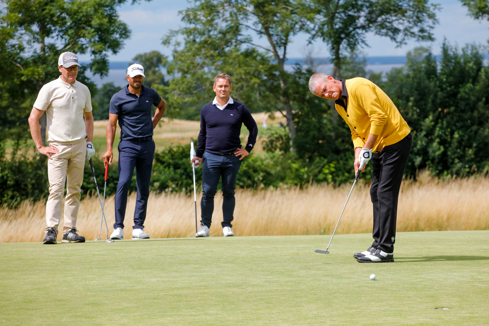 2023 års upplaga av Victoriagolfen på Ekerum Golf &amp; Resort, Öland.
Prins Daniel Westling Bernadotte spelar tillsammans med Jesper Parnevik, Magnus Lagerlöf och Stephan Rimér.